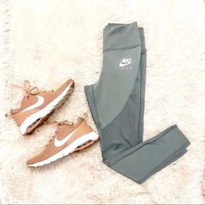 Sage green Nike workout leggings